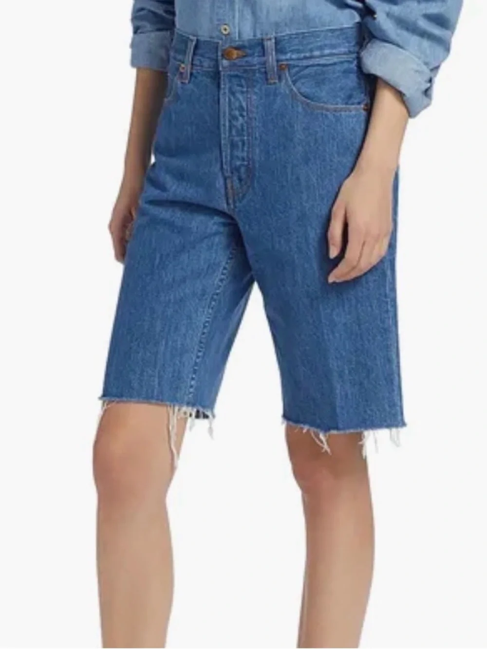 Jamie Haller denim Bermuda shorts